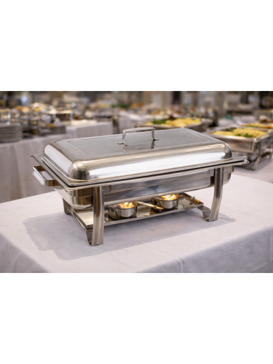 Rechaud - Banho Maria Com Tampa Inox 9L 