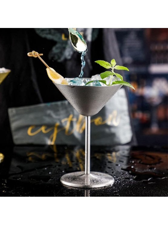 Copo Martini Inox 200ml Caixa 6 Unidades