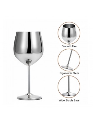 Copo Gin Inox 500ml Caixa 6 Unidades