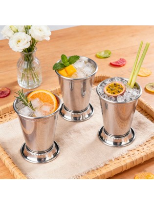 Copo Inox Julep Preto 350ml Caixa 6 Unidades