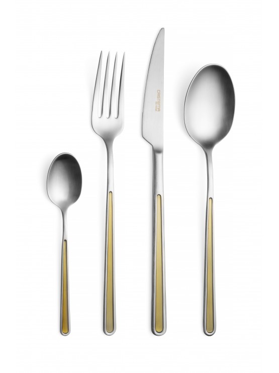 HAVANA MATE OURO Faqueiro 24 Peças