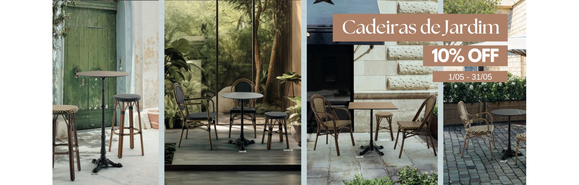 Cadeiras Jardim 