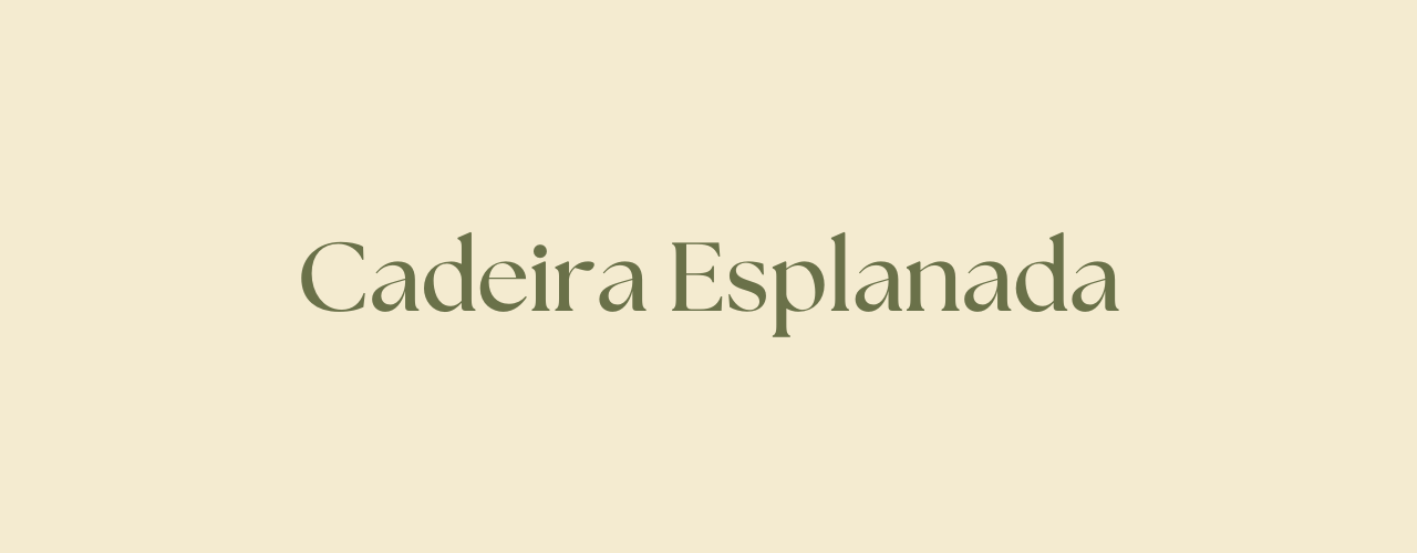 Cadeiras Esplanada