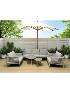 Conjunto Jardim 5 Peças Alumínio