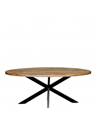 Mesa jantar oval 190cm spider leg