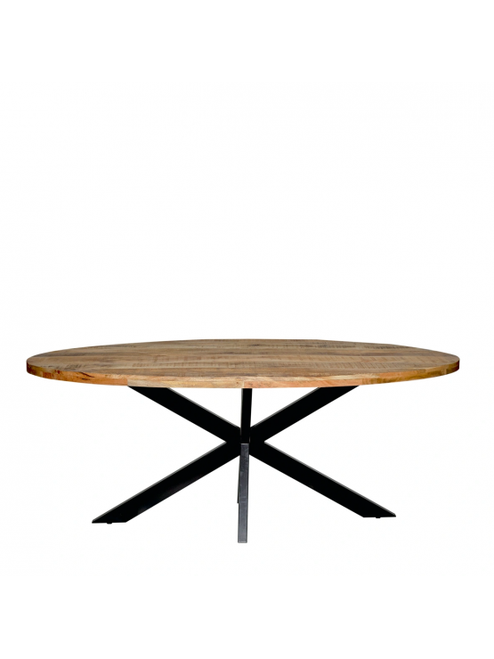 Mesa jantar oval 190cm spider leg