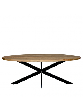 Mesa jantar oval 210cm spider leg