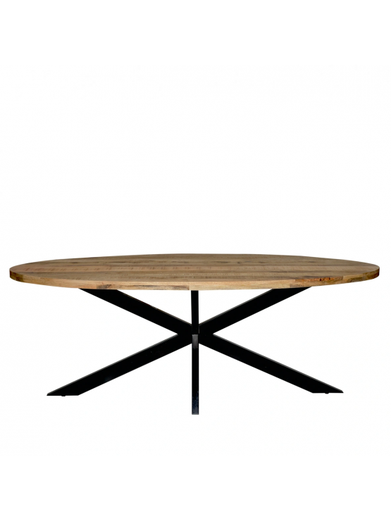 Mesa jantar oval 210cm spider leg