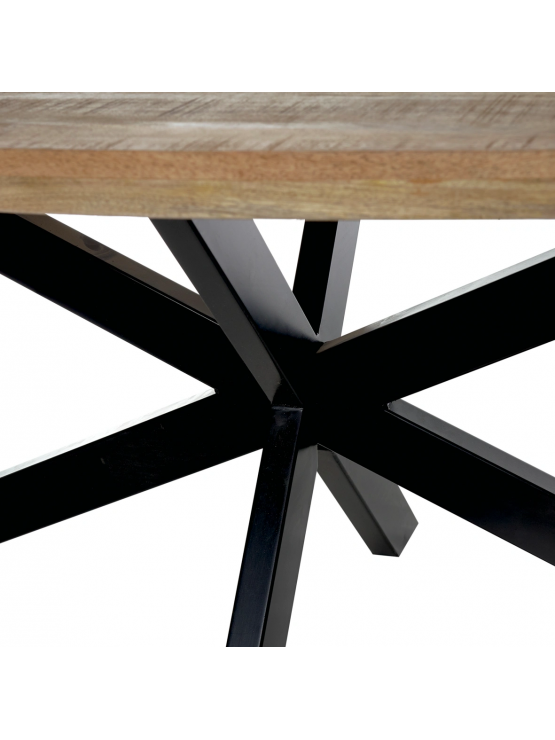 Mesa jantar oval 210cm spider leg