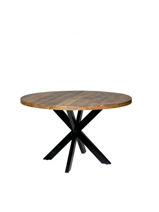 Mesa jantar redonda 130cm spider leg