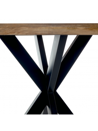Mesa jantar redonda 130cm spider leg