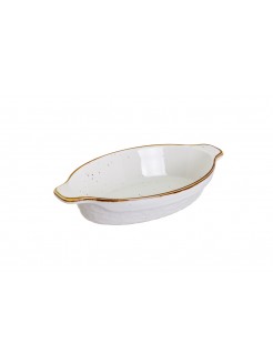 CANELA Frigideira Oval com Asas Porcelana