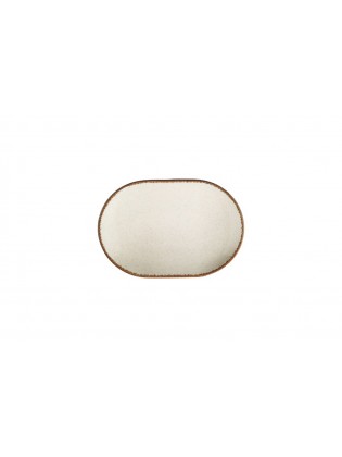 PEARL Prato Oval Porcelana Bege 24cm