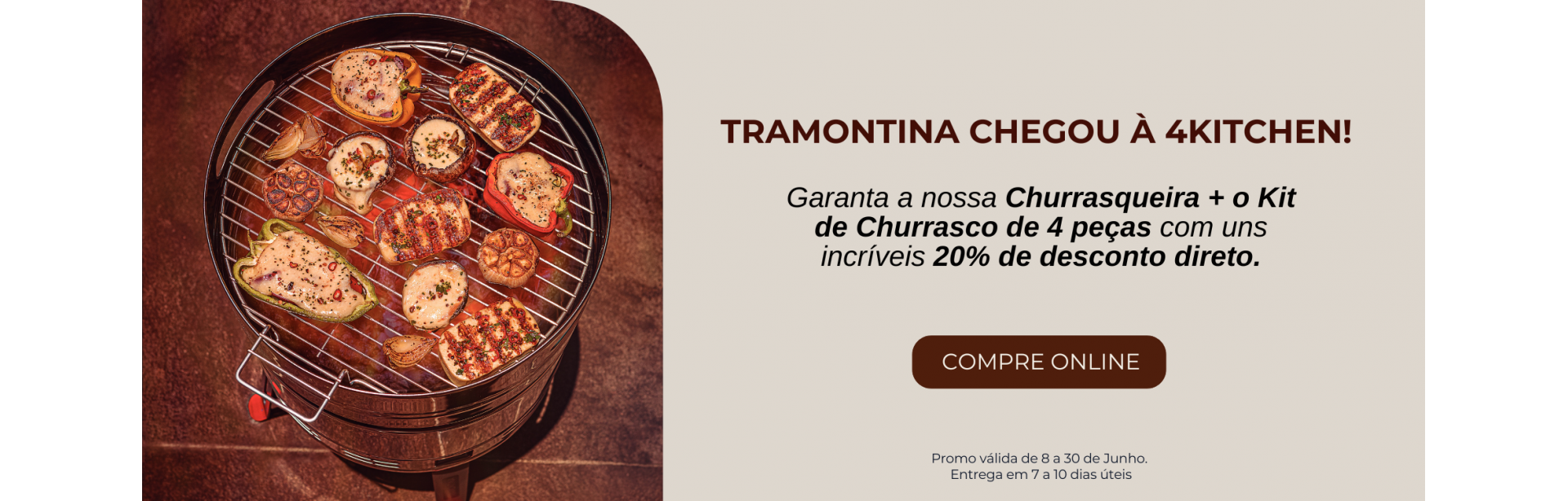 Churrasqueira + KIT Tramontina