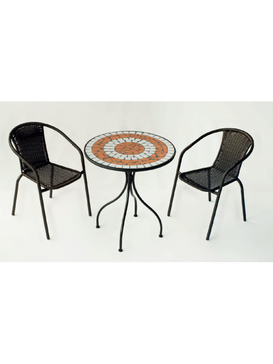 Conjunto Jardim MALAGA 3 Peças