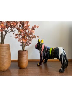 Estatueta / Figura Bulldog Francês 75X90 cm