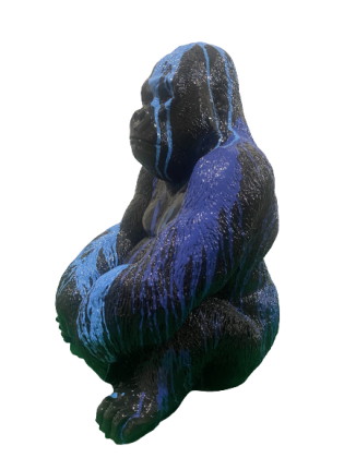 Estatueta / Figura Gorila  Sentado 110 cm
