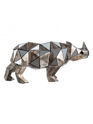 Figura Rinoceronte Prata