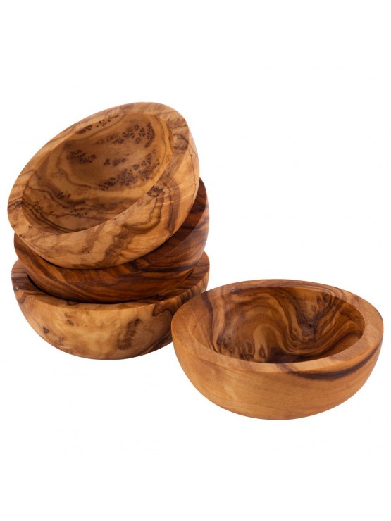 OLIVE 4 bowls de madeira